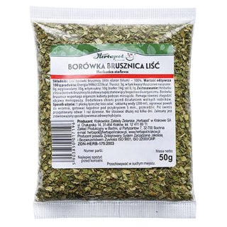 Borówka brusznica liść 50g HERBAPOL KRAKÓW