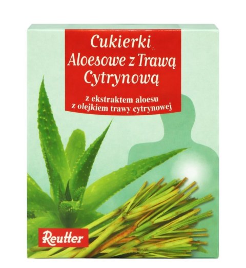 Cukierki Aloes + Trawa Cytrynowa 50g REUTTER
