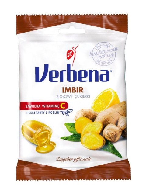 Cukierki ziołowe Imbir 60g VERBENA