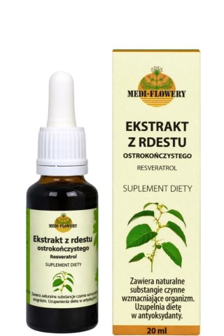 Ekstrakt z rdestu ostrokończystego 20ml (rdest japoński) MEDI-FLOWERY