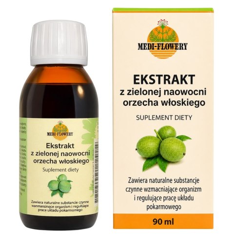 Ekstrakt z zielonej naowocni orzecha włoskiego 90ml MEDI-FLOWERY