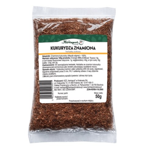 Kukurydza znamiona 50g HERBAPOL KRAKÓW