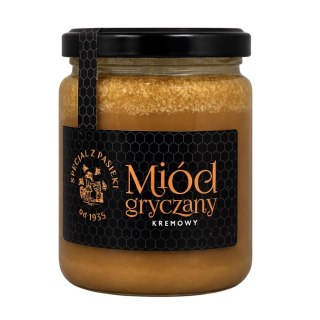 Miód kremowy gryczany 650g SPECJAŁ Z PASIEKI