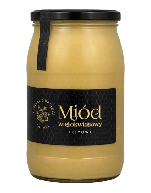 Miód kremowy wielokwiatowy 1,2kg SPECJAŁ Z PASIEKI