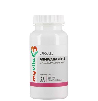 MyVita Ashwagandha ekstrakt 250mg, 60kaps.