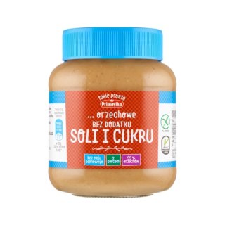 PRIMAVIKA Masło orzechowe bez soli i cukru 350g