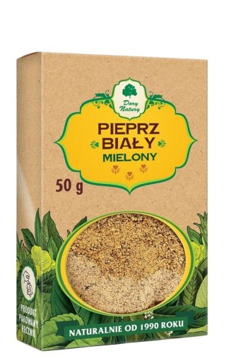 Pieprz biały mielony 60g DARY NATURY