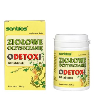 SANBIOS Ziołowe oczyszczanie Detox 60 tabl.