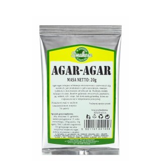 SMAKOSZ Agar-Agar naturalny zagęstnik 20g
