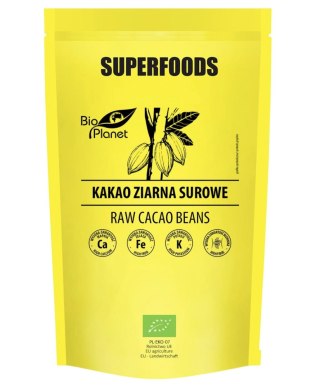 SUPERFOODS Kakao ziarna całe surowe BIO 200g BIO PLANET