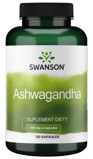 SWANSON Ashwagandha 450mg, 100kaps.