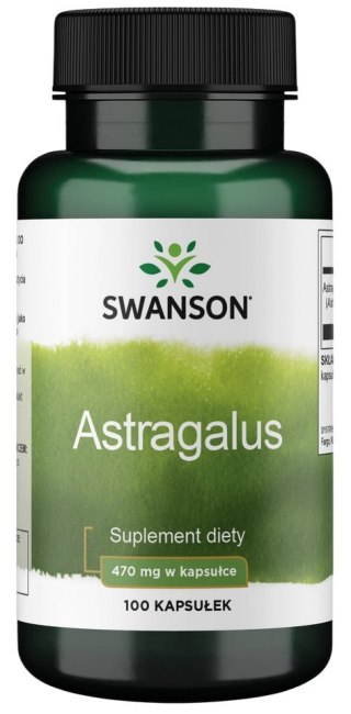 SWANSON Astragalus Root 470mg, 100kaps. - Traganek