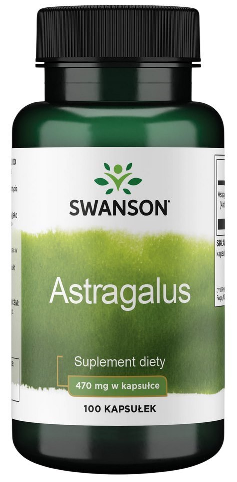 SWANSON Astragalus Root 470mg, 100kaps. - Traganek