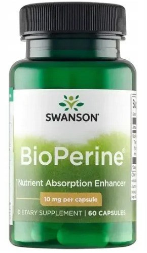 SWANSON Bioperine 10mg, 60kaps.