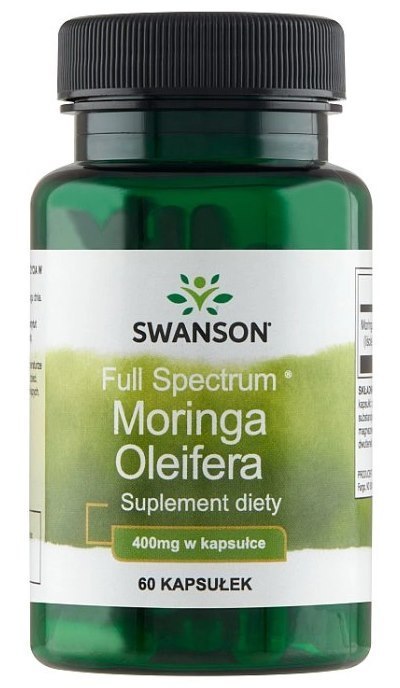 SWANSON Moringa Oleifera 400mg, 60kaps.