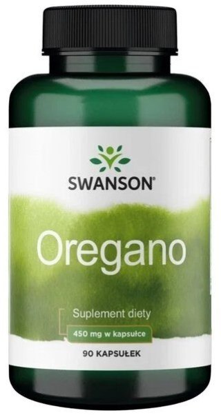SWANSON Oregano 450mg, 90kaps.