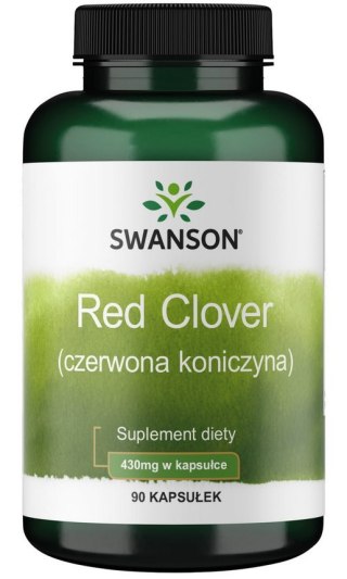 SWANSON Red Clover Blossom 430mg 90kaps. - koniczyna czerwona