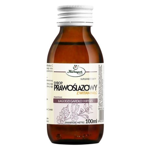 Syrop prawoślazowy z wit C. 100ml HERBAPOL KRAKÓW