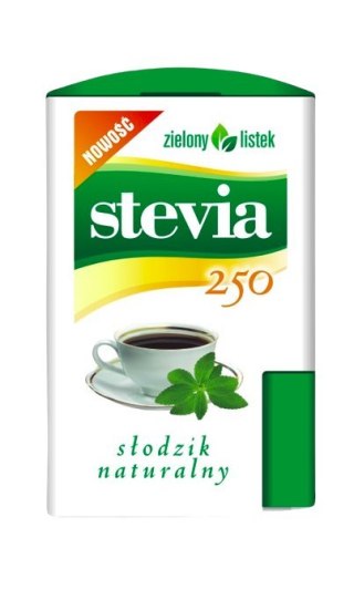 ZIELONY LISTEK Stevia 250 tabletek