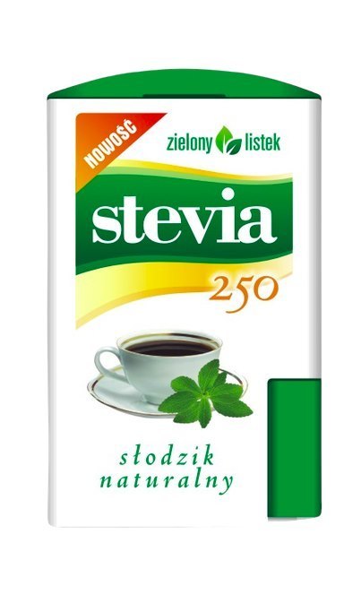 ZIELONY LISTEK Stevia 250 tabletek
