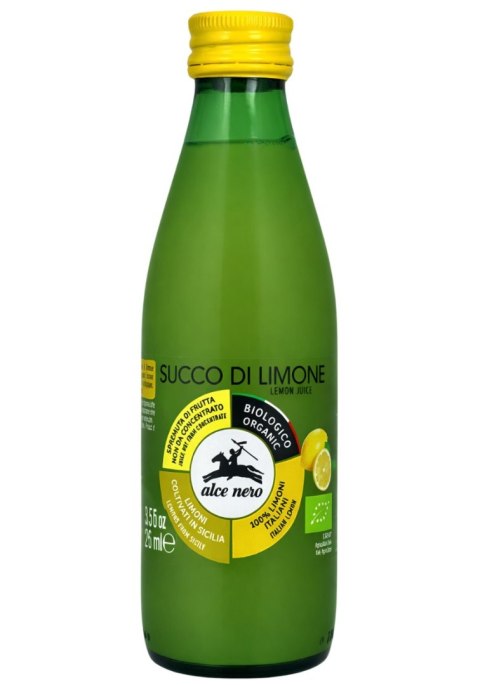 ALCE NERO Sok z cytryn z Sycylii BIO 250ml
