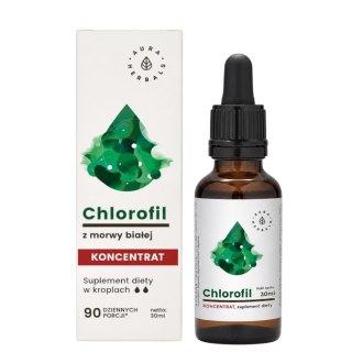 AURA HERBALS Chlorofil z morwy bialej - koncentrat 30ml