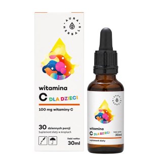 AURA HERBALS Witamina C dla dzieci - krople 30ml