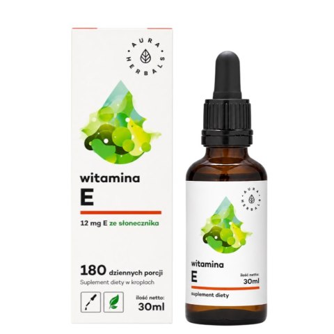 AURA HERBALS Witamina E - krople 30ml