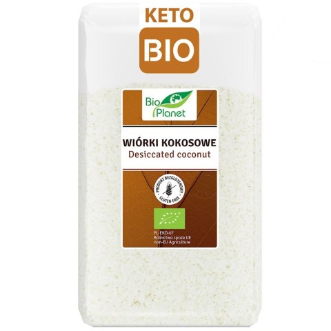 BIO PLANET Wiórki kokosowe bezglutenowe BIO 500g