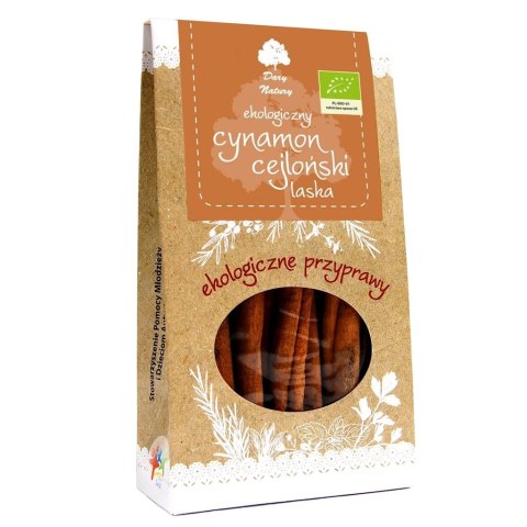Cynamon Cejloński laska BIO 30g DARY NATURY