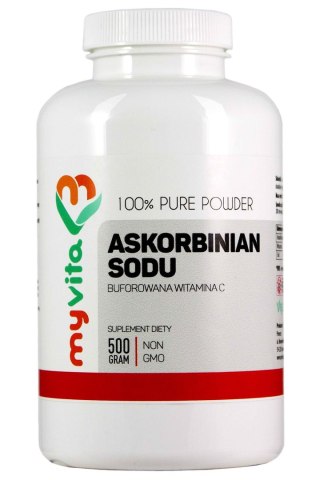 MyVita Askorbinian sodu 500g - Witamina C buforowana