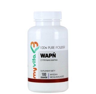 MyVita Wapń w proszku 100g - cytrynian wapnia