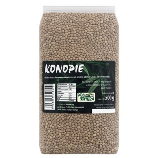 PRO NATURA Konopie nasiona całe 500g