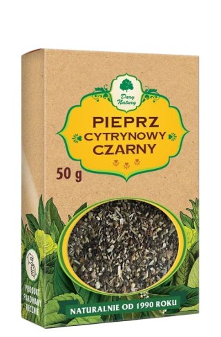 Pieprz cytrynowy czarny 50g DARY NATURY