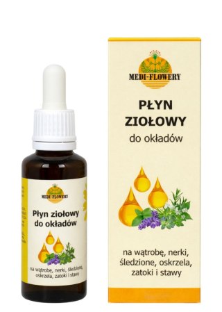 Płyn ziołowy do okładów 30ml MEDI-FLOWERY