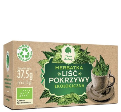 Pokrzywa liść fix BIO 25*1,5g DARY NATURY
