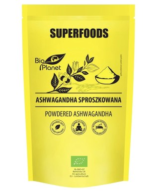 SUPERFOODS Ashwagandha korzeń w proszku BIO 150g BIO PLANET