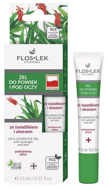Świetlik z aloesem żel tuba 15ml FLOSLEK