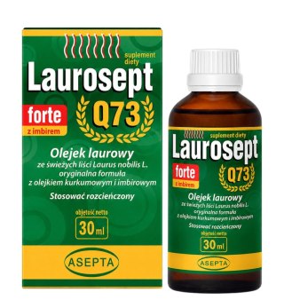 ASEPTA Laurosept FORTE Q73 30ml - Olejek laurowy + olejek z kurkumy i imbiru