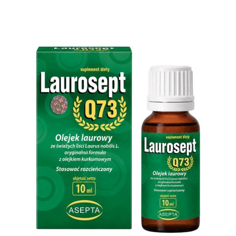 ASEPTA Laurosept Q73 10ml - Olejek laurowy + olejek z kurkumy