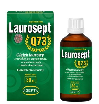 ASEPTA Laurosept Q73 30ml - Olejek laurowy + olejek z kurkumy