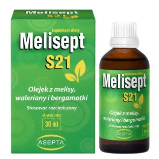 ASEPTA Melisept S21 30ml - Olejek z melisy, waleriany i bergamotki