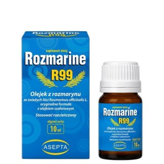 ASEPTA Rozmarine R99 10ml - Olejek z rozmarynu + olejek szałwiowy