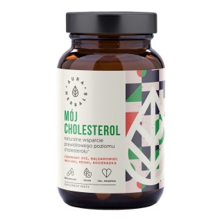 AURA HERBALS Mój Cholesterol, prawidłowy poziom 60 veg. kaps.