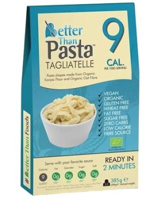 BETTER THAN FOODS Makaron Konjac Tagliatelle bezglutenowy BIO 385g