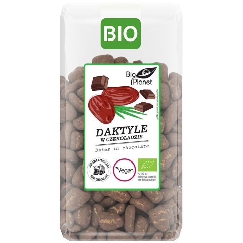 BIO PLANET Daktyle w surowej czekoladzie BIO 250g