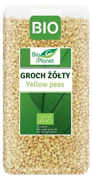 BIO PLANET Groch żółty połówki BIO 500g