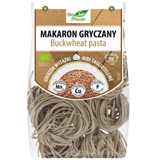 BIO PLANET Makaron gryczany gniazda wstążki BIO 250g