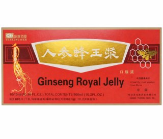 Ginseng Royal Jelly ampułki 10 x 10ml MERIDIAN - żeń-szeń z mleczkiem pszczelim