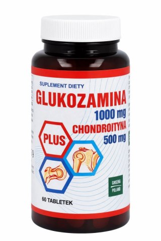Glukozamina 1000mg + chondroityna 500mg, 60tabl. GINSENG POLAND